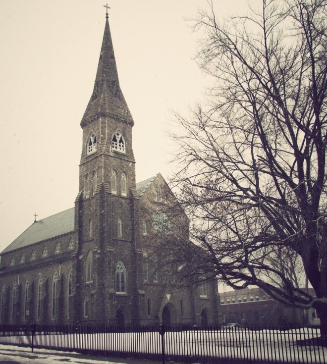 February in Fall River, MA.