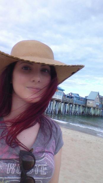 Me at Old Orchard Beach, Maine. June 2014.