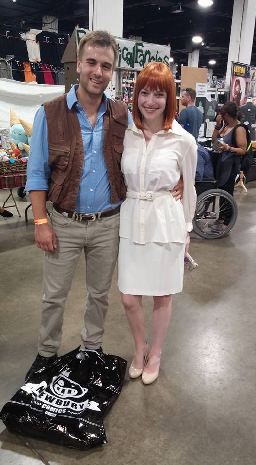 Owen and Claire from "Jurassic World". I loved these two!