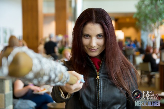 Thanks to Rodney at Nerd Caliber (http://www.nerdcaliber.com/) for making me look tough at this year's 'Walker Stalker' Convention!